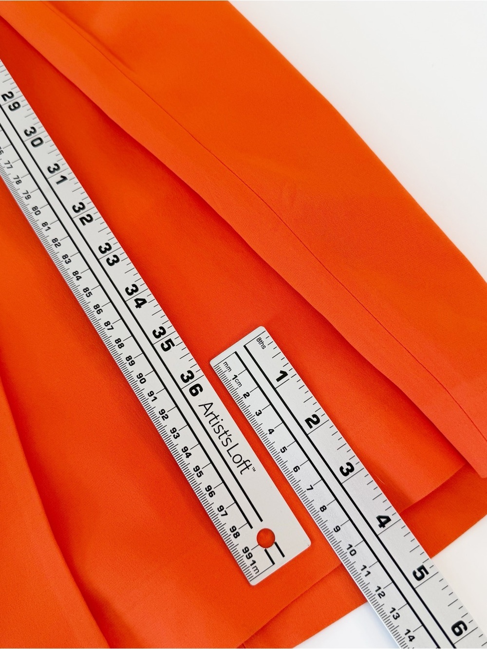 L.K. Bennett Dress Womens US 8 Orange Wrap Midi Classic - Picture 6 of 8